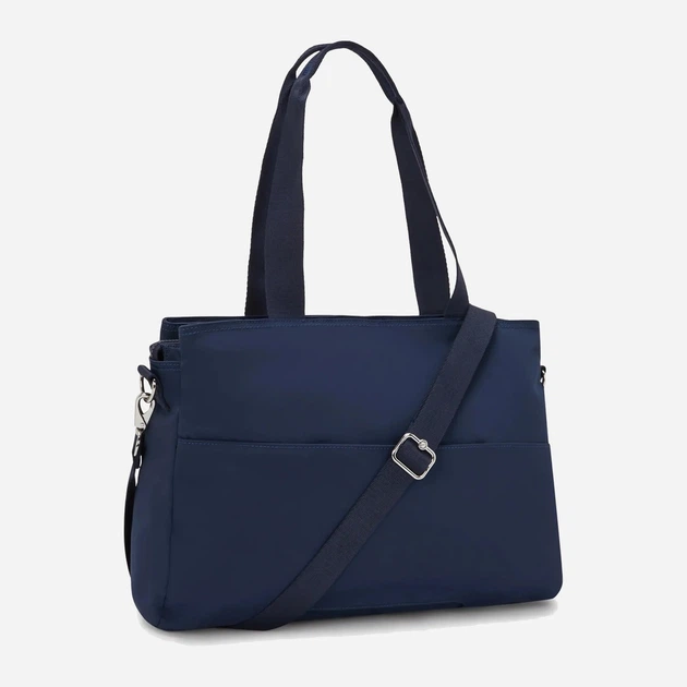 Сумка крос-боді через плече жіноча зі штучної шкіри велика Kipling Elysia KPKI80663HK1001 Синя (800070345081) - зображення 2