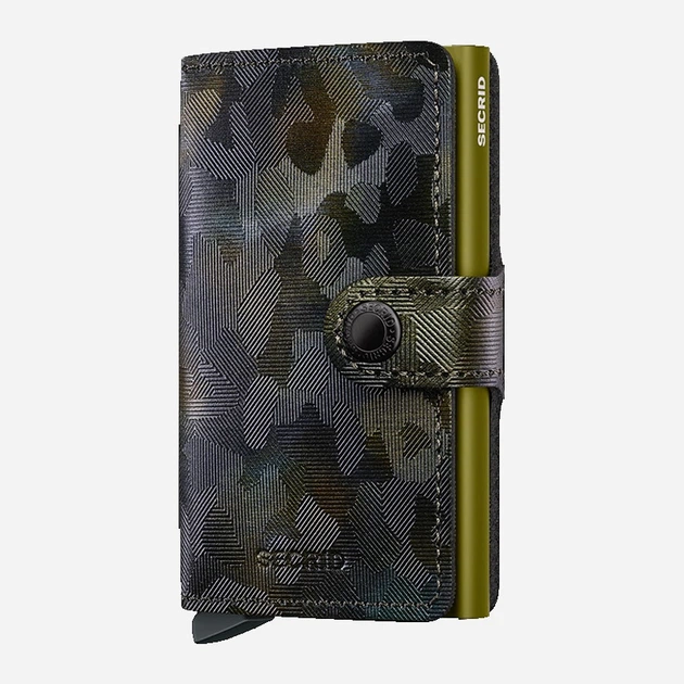 Гаманець з натуральної шкіри Secrid Mju Зелений (800070351952) - зображення 1