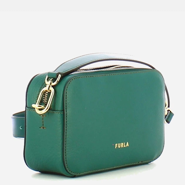 Сумка крос-боді через плече жіноча з натуральної шкіри маленька Furla Primula WB00667BX0613JAS009035 Зелена (800070283441) - зображення 3