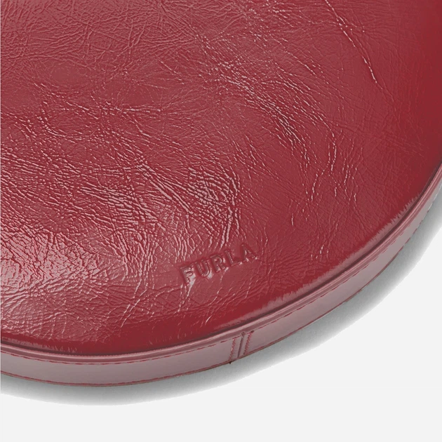 Torebka bagietka damska ze skóry naturalnej mała Furla Delizia WE00649BX41000053S1007 Czerwona (800070349608) - obraz 6
