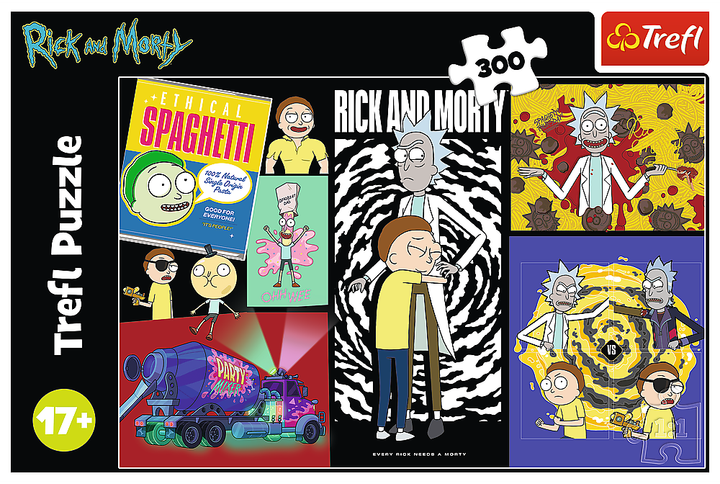 Пазл Trefl Warner Rick and Morty Дивне місце в галактиці 300 деталей 23035 (5900511230352) - зображення 2