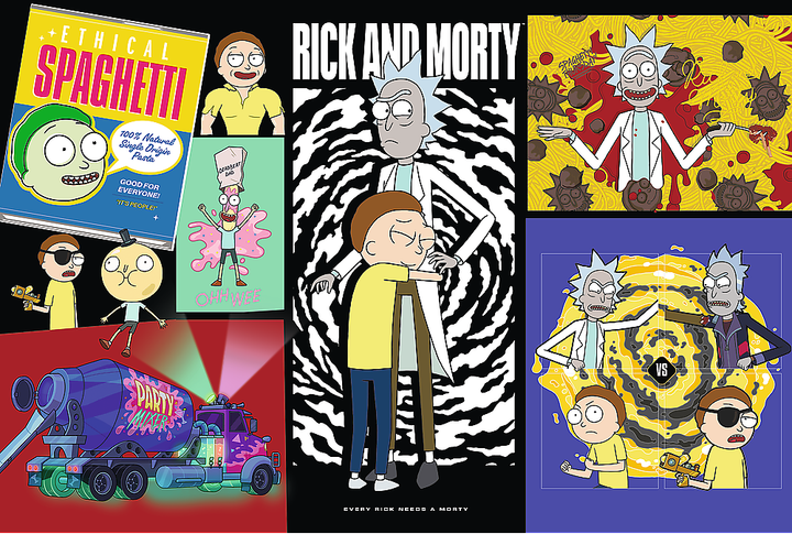 Пазл Trefl Warner Rick and Morty Дивне місце в галактиці 300 деталей 23035 (5900511230352) - зображення 3