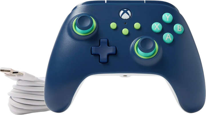 Kontroler PowerA Wired Controller for Xbox Series X|S Mariner Blue (XBGP0380-01) - obraz 6