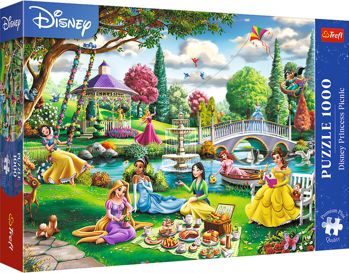 Пазл Trefl Пікнік з принцесами Діснея 1000 деталей 10919 (5900511109191) - зображення 1