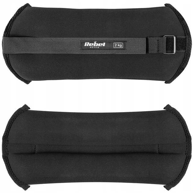 Obciążenia na kostki i nadgarstki Rebel Active RBA-3500-2 2 x 2 kg (5901890101691) - obraz 2