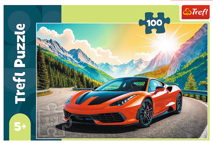 Пазл Trefl Гонка на час 100 деталей 16490 (5900511164909) - зображення 2