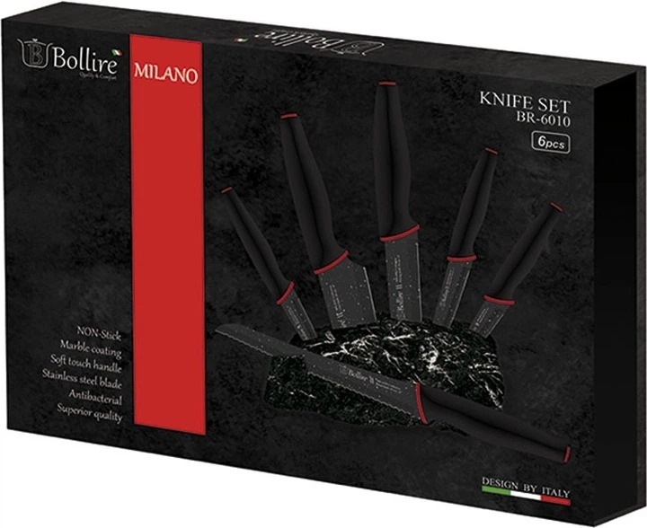 Zestaw noży kuchennych Bollire 6 szt (4752132000712) - obraz 2