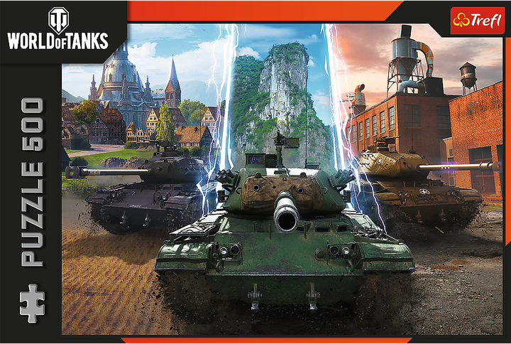 Пазл Trefl World of Tanks Час діяти 500 деталей 37535 (5900511375350) - зображення 2