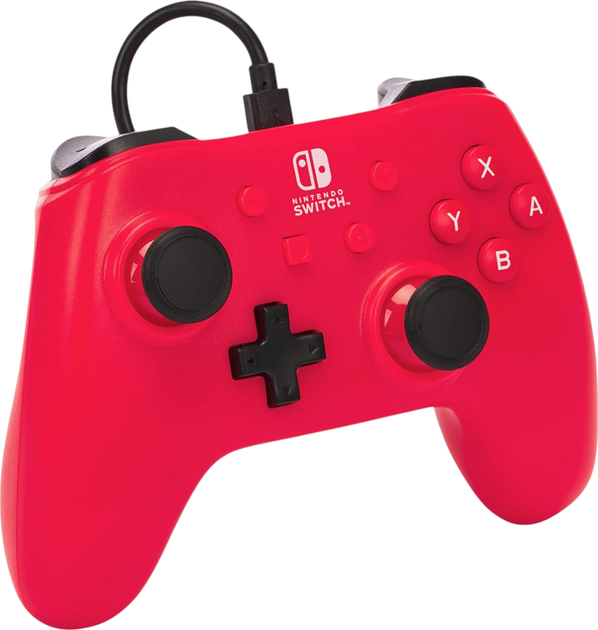 Контролер PowerA Wired Controller for Nintendo Switch Raspberry Red (NSGP0142-01) - зображення 2