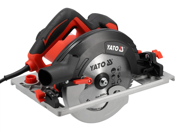 Pilarka tarczowa Yato YT-821533 190 mm 1600 w (5906083112263) - obraz 5