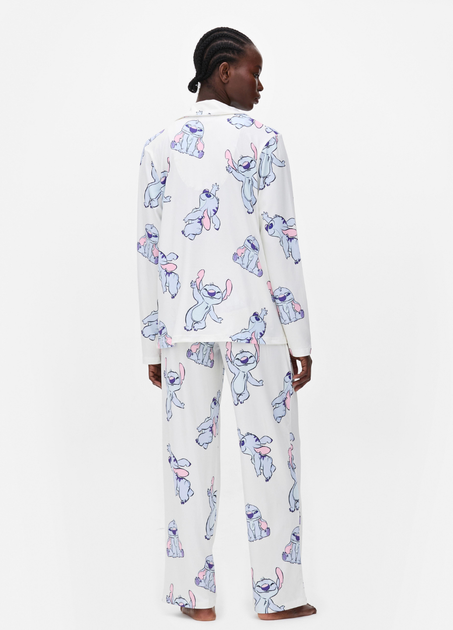 Пижамная рубашка Primark Cosy Printed Boyfriend Pyjamas XXS Для дома и сна Молочный (8772) - изображение 4