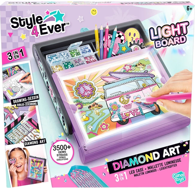 Zestaw kreatywny Canal Toys Style 4 Ever Diamond Art Fabryka z podświetleniem (3555801288173) - obraz 2