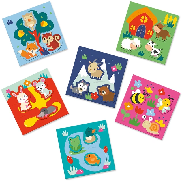 Zestaw kreatywny Ses Creative My First Gdzie mieszkają zwierzęta? (14401S) - obraz 3