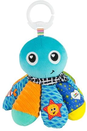 Zawieszka pluszowa Lamaze Ośmiornica z piszczałką i lusterkiem (L27514) (796714275147) - obraz 1