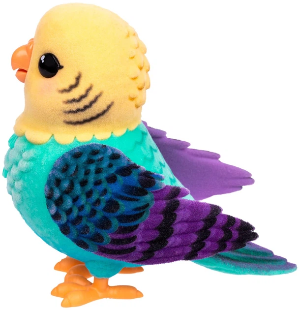 Інтерактивна іграшка Moose Little Live birds Хвилястий папужка Інді в клітці (630996266915) - зображення 8