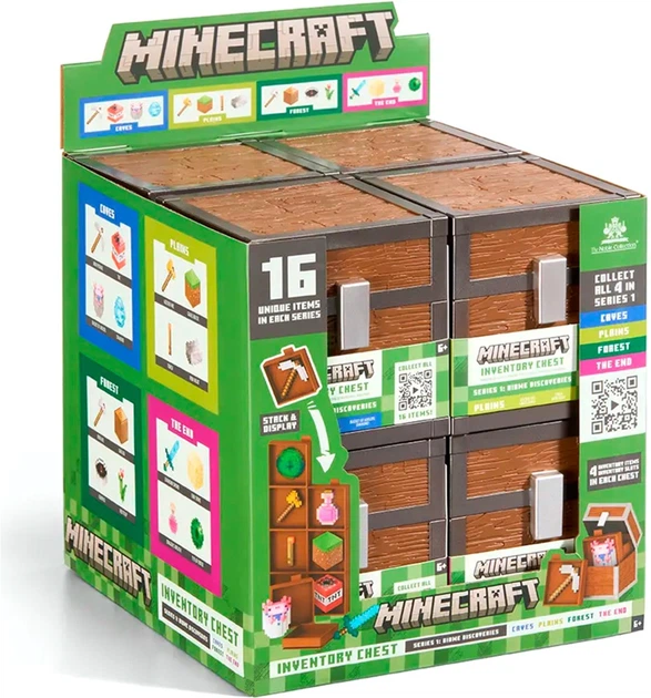 Gadżet z gry The Noble Collection MINECRAFT Loot Chest Caves 10 cm NN3492 (849421009748) - obraz 3