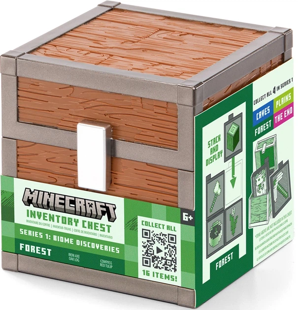 Gadżet z gry The Noble Collection MINECRAFT Loot Chest Las 10 cm NN3493 (849421009755) - obraz 1