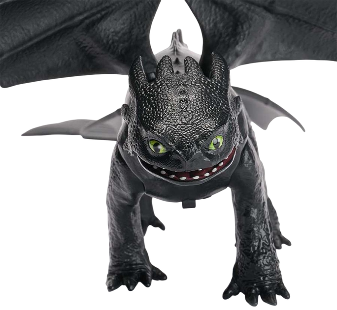 Smok zabawkowy Dragons Jak wytresować smoka Bezzębny z efektami dźwiękowymi SM66662/9580 (681147059580) - obraz 3