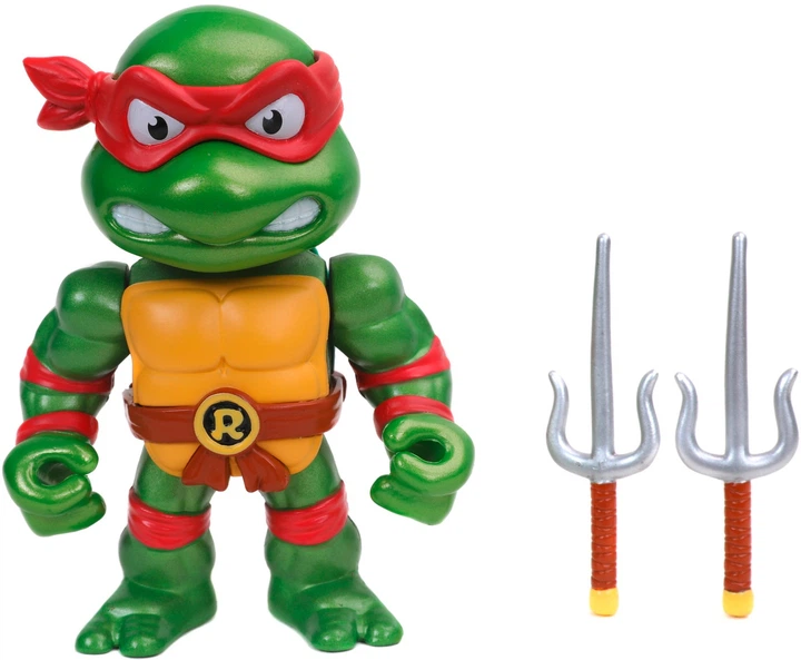 Figurka metalowa Jada Wojownicze Żółwie Ninja 4 Raphael 10 cm 253283001 (4006333071171) - obraz 4