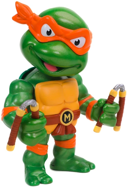 Figurka metalowa Jada Wojownicze Żółwie Ninja 4 Michelangelo 10 cm 253283002 (4006333071188) - obraz 4