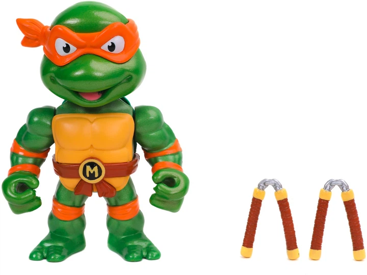 Figurka metalowa Jada Wojownicze Żółwie Ninja 4 Michelangelo 10 cm 253283002 (4006333071188) - obraz 6
