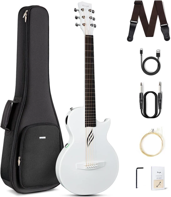 Enya Nova Goアコースティックギター ホワイト Акустическая смарт гитара Enya Nova Go White SP1 – фото, отзывы