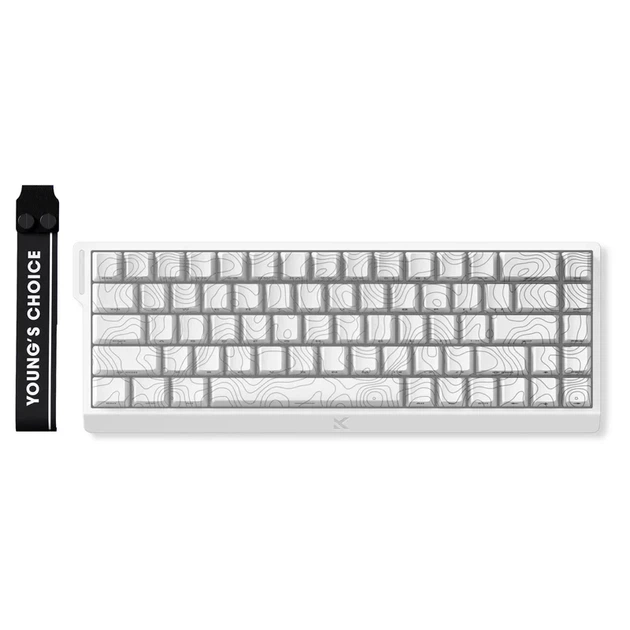Магнитная клавиатура MCHOSE Ace 68 White, Белая Topographic rapid