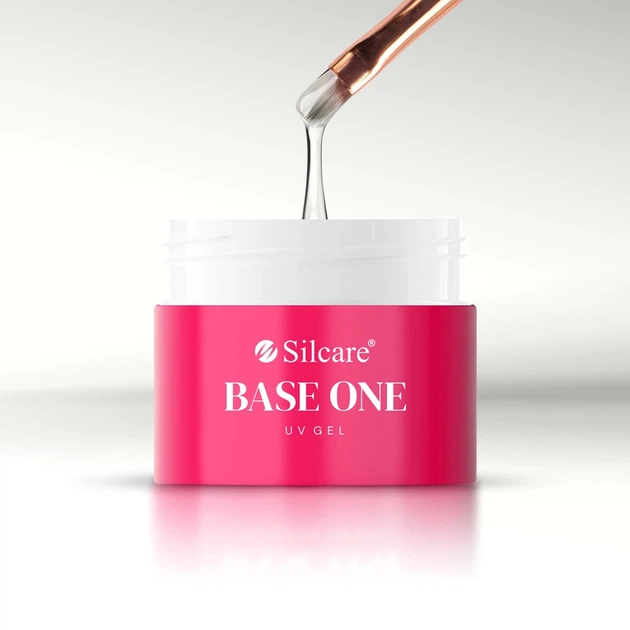 Гель для нарощування нігтів Silcare Base One French White Marble 50 г (5902560567175) - зображення 3
