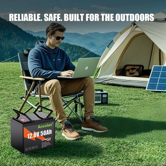 Акумулятор з BMS LifePO4 з дисплеєм 50 ah 12.8v (1280wh), 4000 циклів - изображение 4