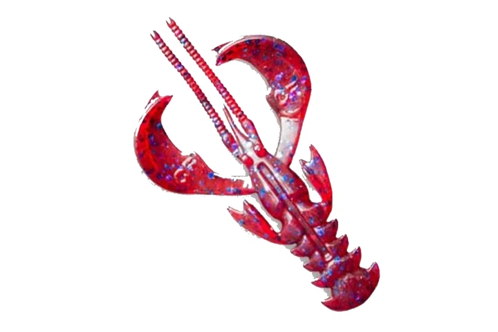 Силікон Crazy Fish Nimble 2.5" (7шт/уп), колір: 73 Blue Ruby (4327004021) - Фото 1 Силікон Crazy Fish Nimble 2.5" (7шт/уп), колір: 73 Blue Ruby (4327004021) - зображення 1