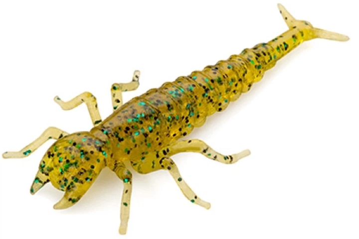 Силікон FishUP Diving Bug 2" (8шт/уп), колір: 036 - Caramel/Green & Black (4307514036) - Фото 1 Силікон FishUP Diving Bug 2" (8шт/уп), колір: 036 - Caramel/Green & Black (4307514036) - зображення 1