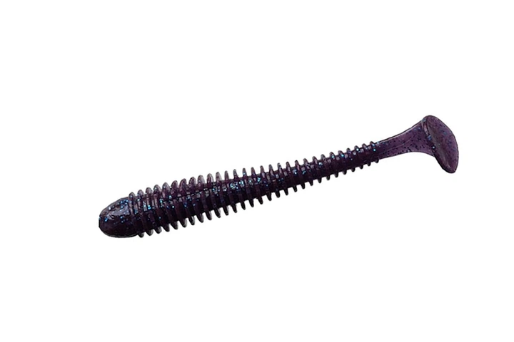 Силикон Crazy Fish Vibro Worm 3.4" (5шт/уп), цвет: 99 Grape (4327014018) - Фото 1 Силикон Crazy Fish Vibro Worm 3.4" (5шт/уп), цвет: 99 Grape (4327014018) - изображение 1