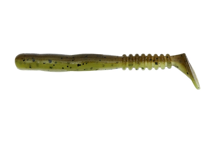 Силікон Reins Rockvibe Shad 2"/ 20шт, колір: B08 Green Pumpkin Chart Melon (4306505908) - Фото 1 Силікон Reins Rockvibe Shad 2"/ 20шт, колір: B08 Green Pumpkin Chart Melon (4306505908) - зображення 1