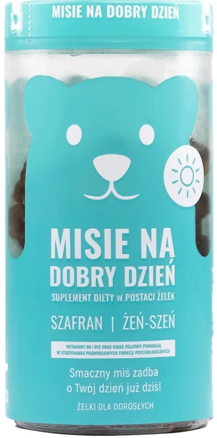 Suplement diety Noble Health Misie na dobry dzień 300 g Ananas (5906630600441) - obraz 1
