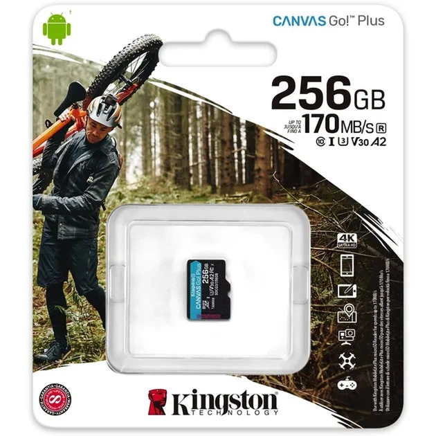 Картка пам'ятi KINGSTON 256Gb SDCG3/256GB - изображение 6