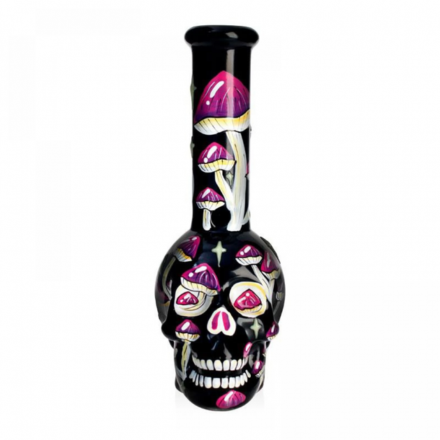 Стеклянный бонг Skull Mix Print 25 см Скул Микс Принт Термостойкое боросиликатное стекло Китай - Фото 1 Стеклянный бонг Skull Mix Print 25 см Скул Микс Принт Термостойкое боросиликатное стекло Китай - изображение 1