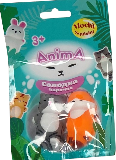 Набор игрушек-антистресс Monster Gum mochi squishy Сладкая парочка в ассортименте (6906231357866) - изображение 3