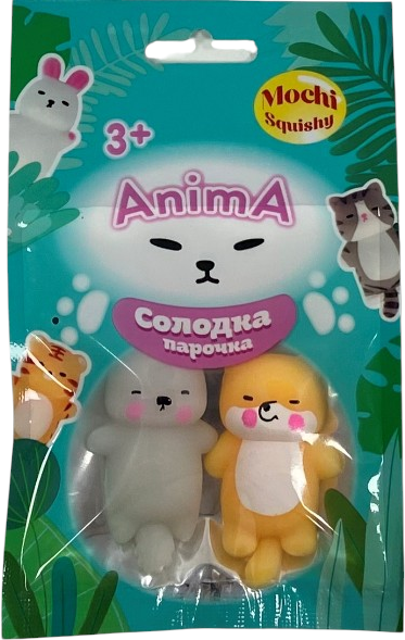 Набір іграшок-антистрес Monster Gum mochi squishy Солодка парочка