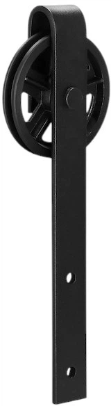 Система для розсувних дверей Springos HA5007 183 см barn door з декоративними фурнітурами, напрямна до 100 кг Чорна (5907719420448) - зображення 7