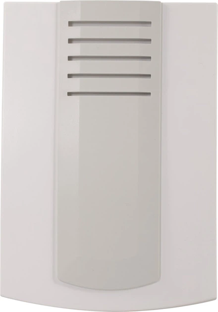 Dzwonek jednotonowy Zamel Ecru 230 V Biały (DNS-902/N-ECR) - obraz 1