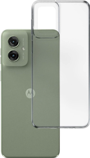 Etui plecki 3MK Clear Case na Motorola Moto G55 5G Transparent (5903108608893) - obraz 2