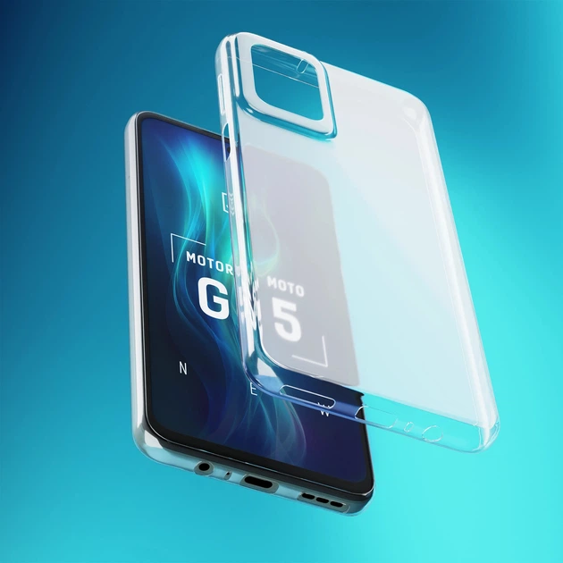 Etui plecki 3MK Clear Case na Motorola Moto G55 5G Transparent (5903108608893) - obraz 8