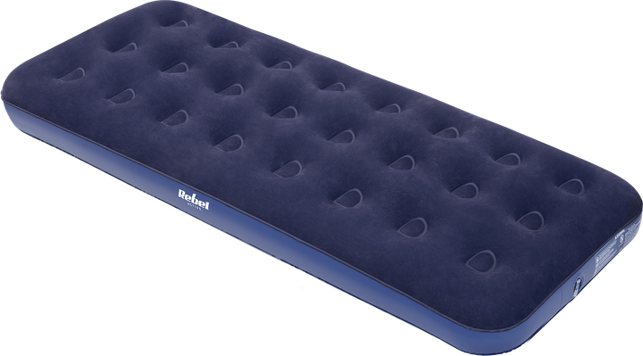 Materac dmuchany Rebel Active jednoosobowy 191x73x22 cm RBA-5001-S (5901890101912) - obraz 1