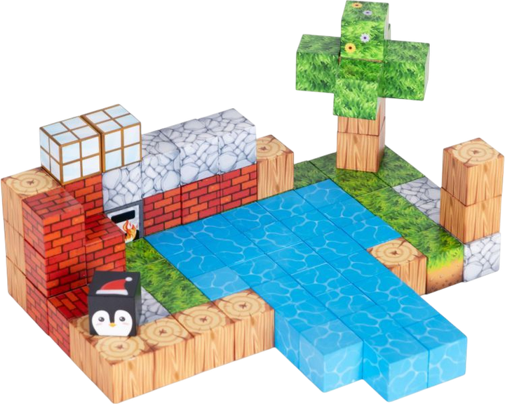 Klocki magnetyczne ModernHome by Multistore 87 elementów HC713654 (5905817008469) - obraz 3