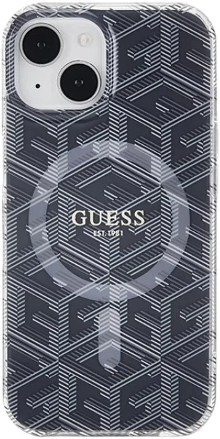 Панель Guess IML GCube MagSafe для Apple iPhone 15 Plus/14 Plus Black (3666339221850) - зображення 2