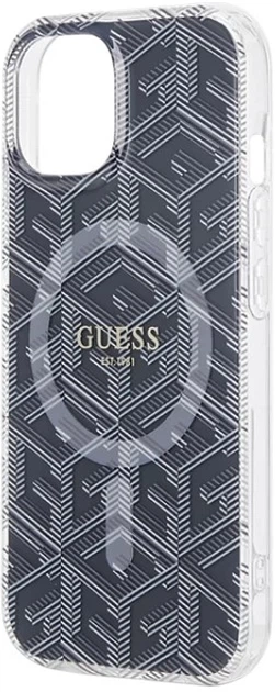 Панель Guess IML GCube MagSafe для Apple iPhone 15 Plus/14 Plus Black (3666339221850) - зображення 6