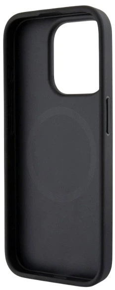 Etui DKNY Grained Metal Logo MagSafe do Apple iPhone 15 Pro Beige (3666339264192) - obraz 6