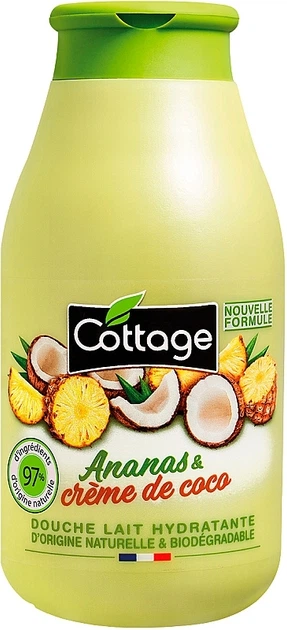 Молочко для душа "Ананас и кокосовое молоко" Cottage Pineapple & Coconut Shower Milk 250ml (910489-1185057372-2) - Фото 1 Молочко для душа "Ананас и кокосовое молоко" Cottage Pineapple & Coconut Shower Milk 250ml (910489-1185057372-2) - изображение 1