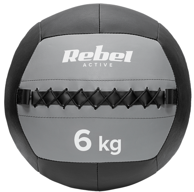 М'яч медичний для вправ Rebel Active RBA-3107-6 6 кг (5901890099431) - зображення 1