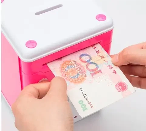 Копилка электронная сейф Hello Kitty банкомат для денег с кодом Pink - Фото 4 Копилка электронная сейф Hello Kitty банкомат для денег с кодом Pink - изображение 4